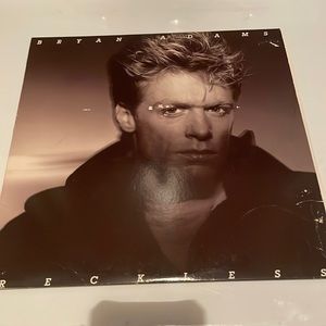 Bryan Adams reckless LP vinyl record album vintage 1984